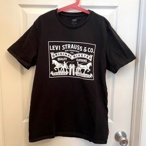 Levi Strauss Boy’s Black T Shirt